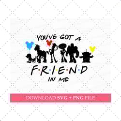 you ve got a friend in me svg, toy friends svg, family trip svg