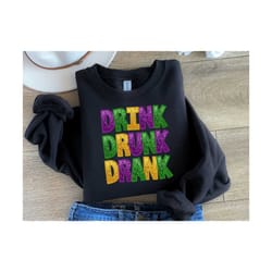 drink drunk drank mardi gras faux sequin png, fleur de lis, mardi gras glitter fat tuesday png, mardi gras png, louisian