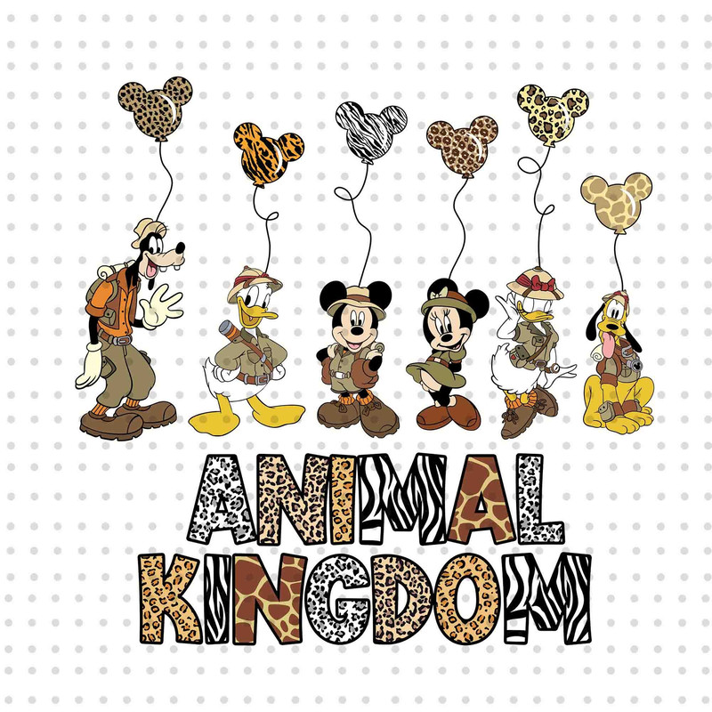 Animal Kingdom PNG, Family Vacation Png, Family Squad Png, Vacay Mode Png, Mouse And Friends Animal Vacation Png, Wild Trip Png, Png File.png