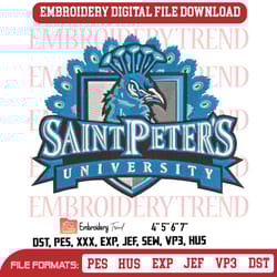 saint peter's university saint peter's peacocks men's basket