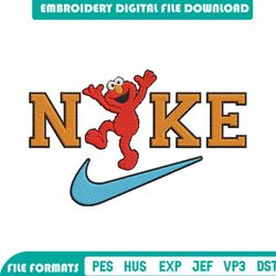 nike elmo dance embroidery designs file nike machine embroidery designs