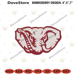 alabama crimson tide iconic embroidery files, alabama crimson tide embroidery download file
