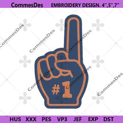 auburn tigers foam finger logo embroidery download file, auburn tigers files