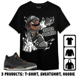 jordan 3 fear pack unisex t-shirt, sweatshirt, hoodie, sneakario, shirt to match sneaker