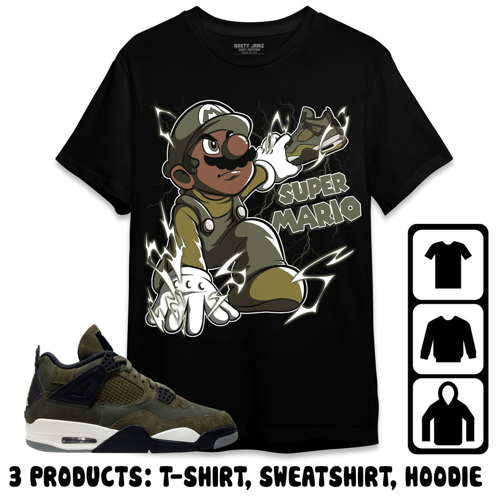 Jordan 4 SE Craft Medium Olive Unisex T-Shirt, Sweatshirt, Hoodie, Sneakario, Shirt To Match Sneaker.jpg