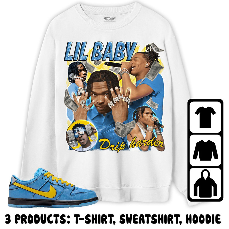 SB Dunk Bubbles Unisex Sweatshirt, Hoodie, T-Shirt, Baby Drip Harder, Shirt To Match Sneaker.jpg