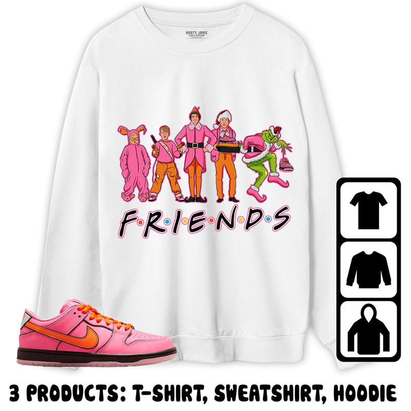SB Dunk Blossom Unisex Sweatshirt, Hoodie, T-Shirt, Christmas Friends, Shirt To Match Sneaker.jpg