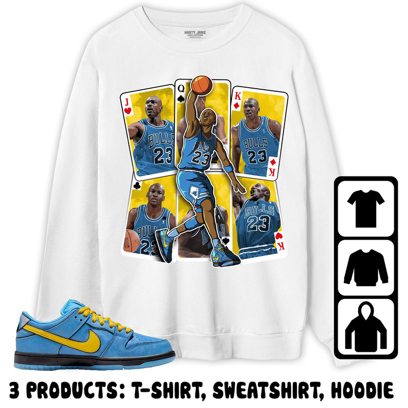 SB Dunk Bubbles Unisex Sweatshirt, Hoodie, T-Shirt, MJ Playing Cards, Shirt To Match Sneaker.jpg