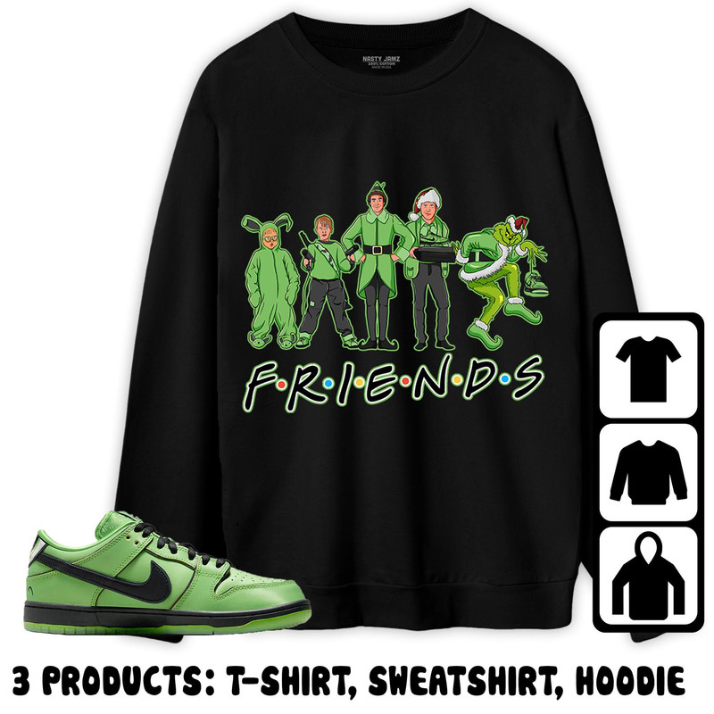SB Dunk Buttercup Unisex Sweatshirt, Hoodie, T-Shirt, Christmas Friends, Shirt To Match Sneaker.jpg