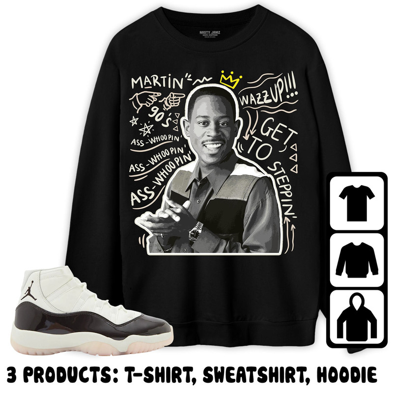 Jordan 11 Neapolitan Unisex Sweatshirt, Hoodie, T-Shirt, Gangster Martin, Shirt To Match Sneaker.jpg