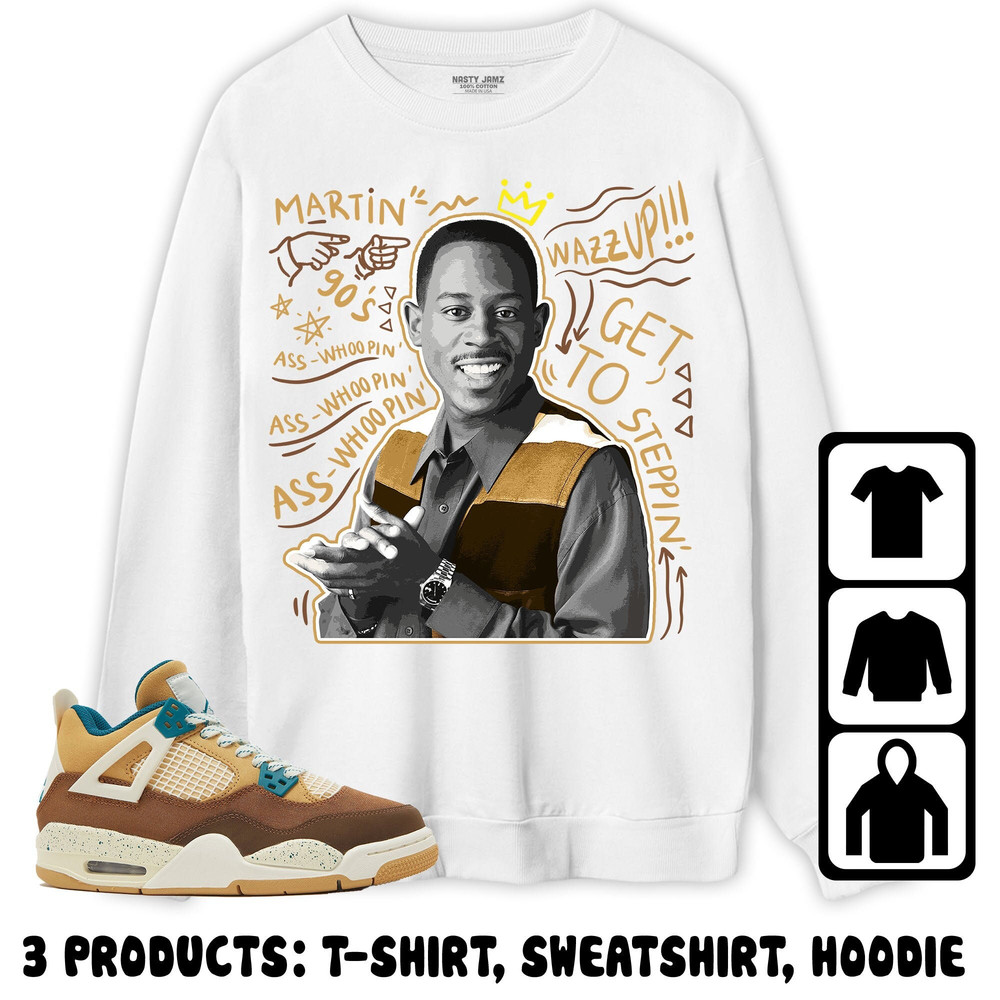 Jordan 4 Cacao Wow Unisex Sweatshirt, Hoodie, T-Shirt, Gangster Martin, Shirt To Match Sneaker.jpg
