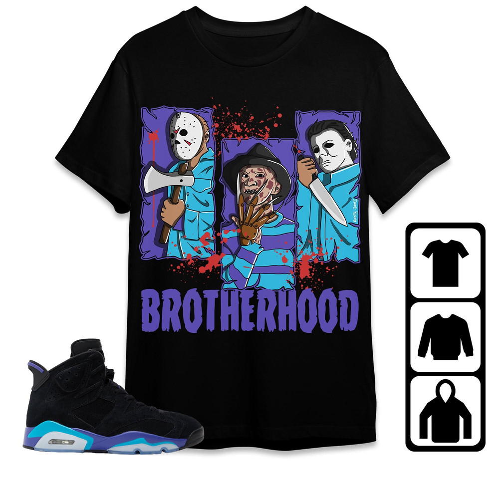 Jordan 6 Aqua Unisex Shirt, Kid, Toddles Dark Brotherhood, Shirt To Match Sneaker.jpg