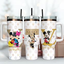disney lv mickey minnie 40oz tumbler wrap, 20oz tumbler, tumbler wrap design