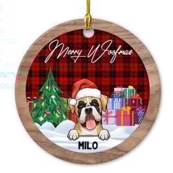 christmas cookie crew dogs personalized ornament