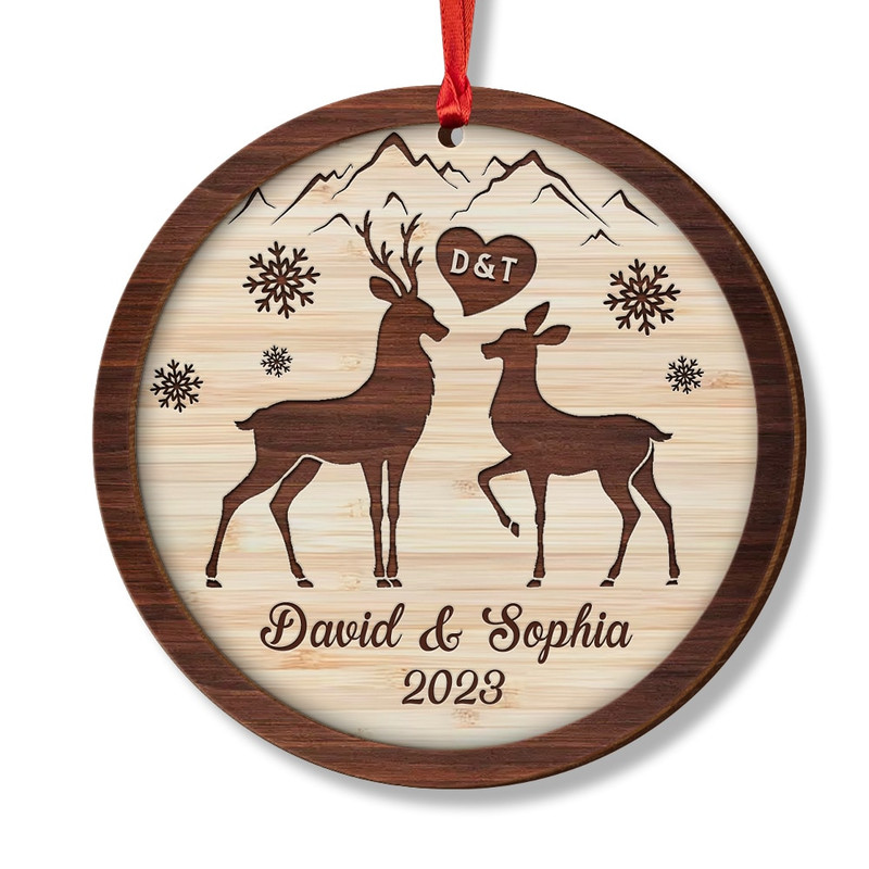 Deer Couple Christmas Personalized Ornament.jpg