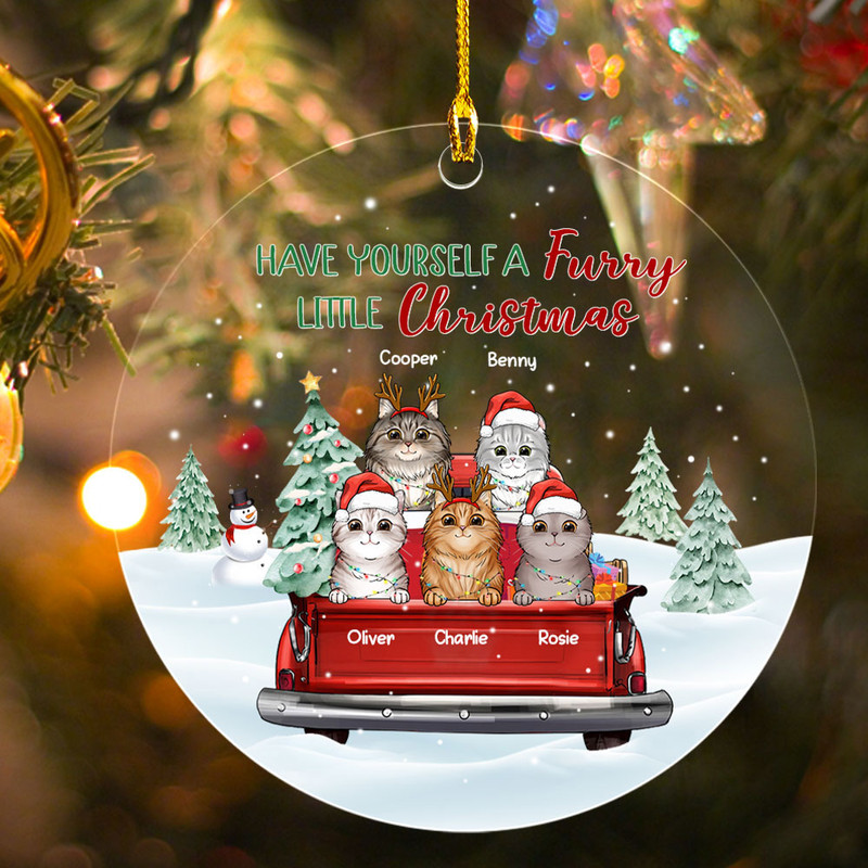 Have Yourself A Furry Christmas Personalized Ornament For Cat Lover.jpg