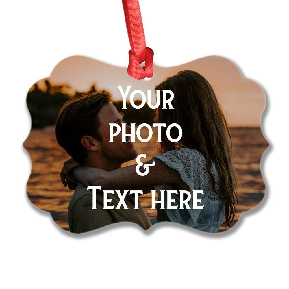 Personalized Aluminum Couple Ornament Custom Photo And Text.jpg