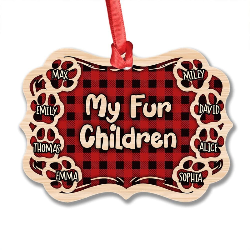 Personalized Aluminum Fur Children Cats Ornament Cat Paw.jpg