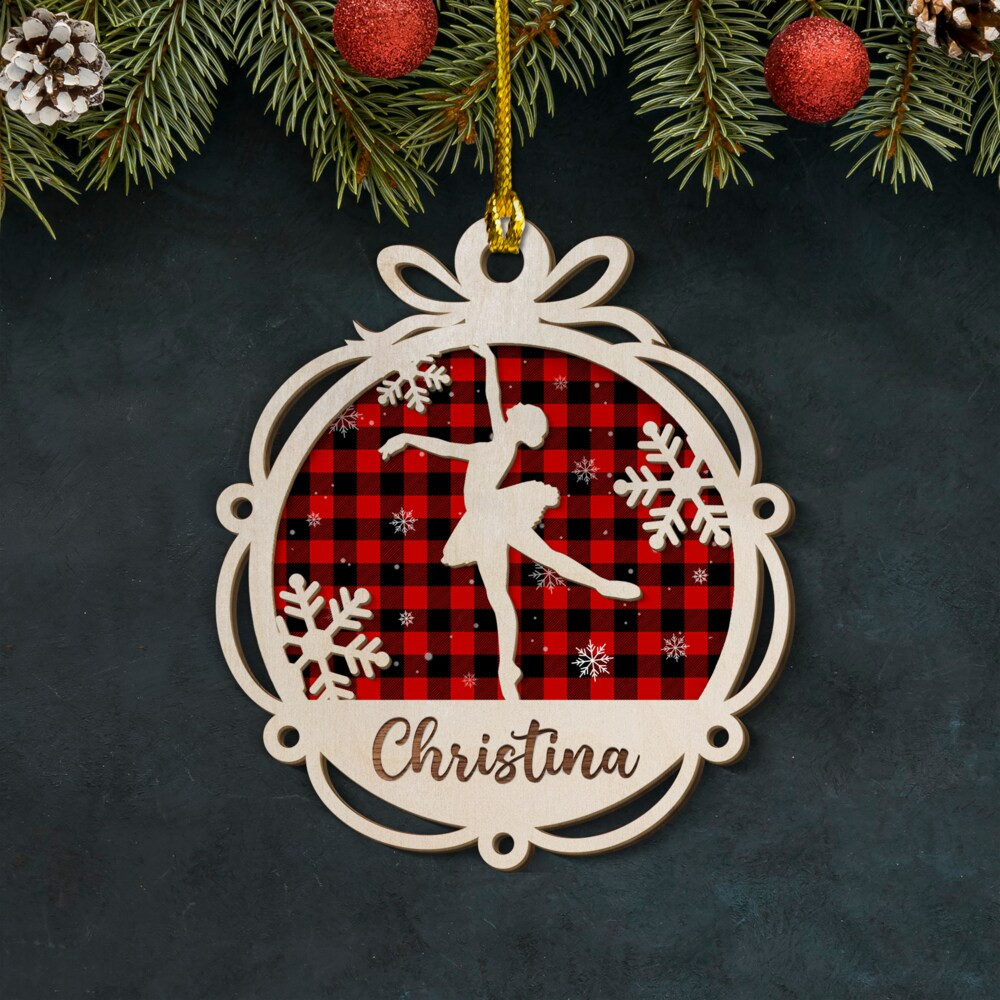 Personalized Ballet Layered Wood Ornament Custom Name.jpg
