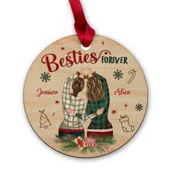 personalized besties forever ornament soul sisters gift