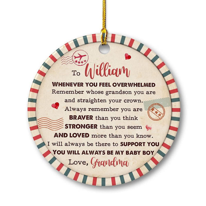 Personalized Ceramic Letter From Grandma Ornament.jpg