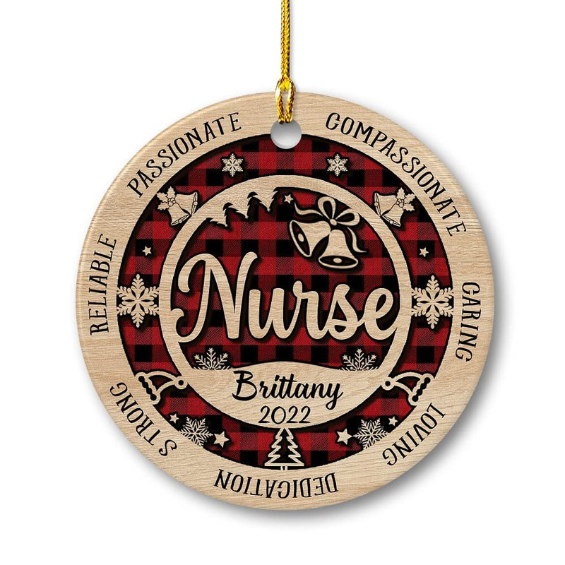 Personalized Ceramic Nurse Ornament Best Gift.jpg