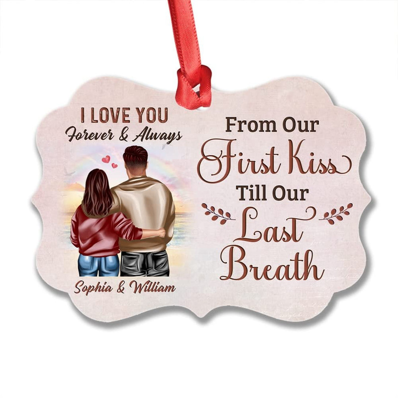 Personalized Couple Ornament Forever and Always.jpg