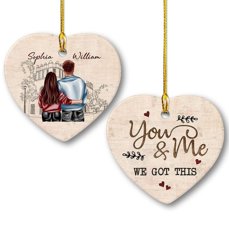 Personalized Couple Ornament You and Me We Got This.jpg