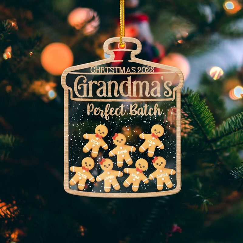 Personalized Grandparent Acrylic Ornament With Christmas Motifs.jpg