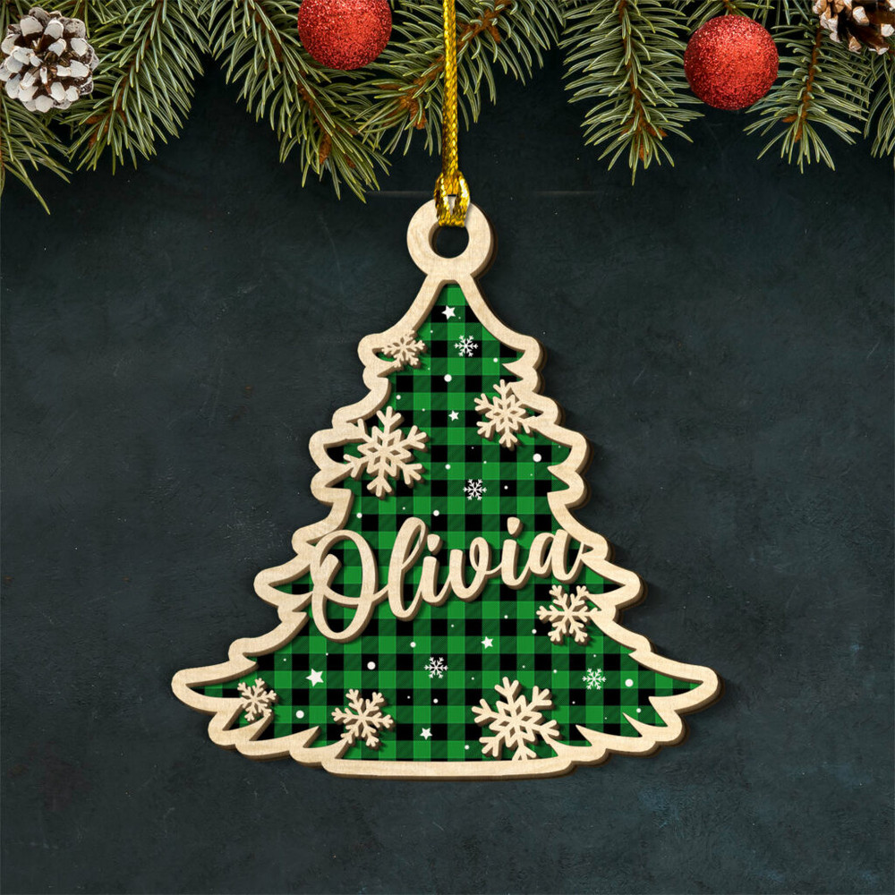 Personalized Name Layered Wood Ornament Custom Name.jpg