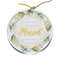 Personalized Newlyweds Ornament First Christmas Floral.jpg
