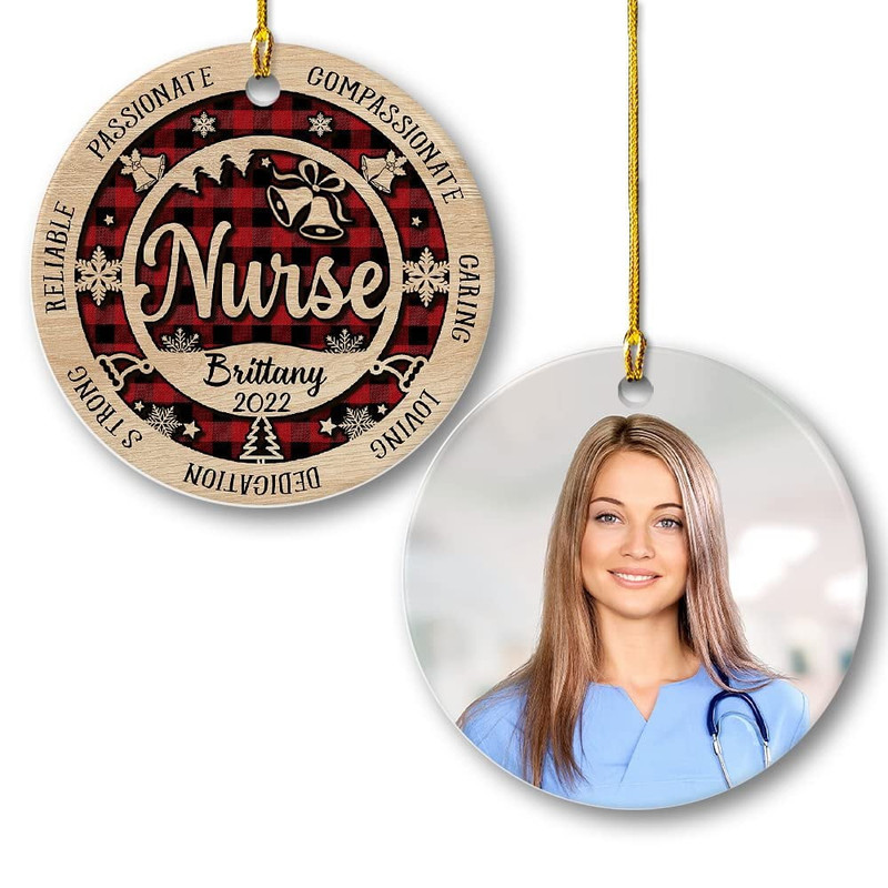 Personalized Nurse Ceramic Ornament Custom Photo.jpg
