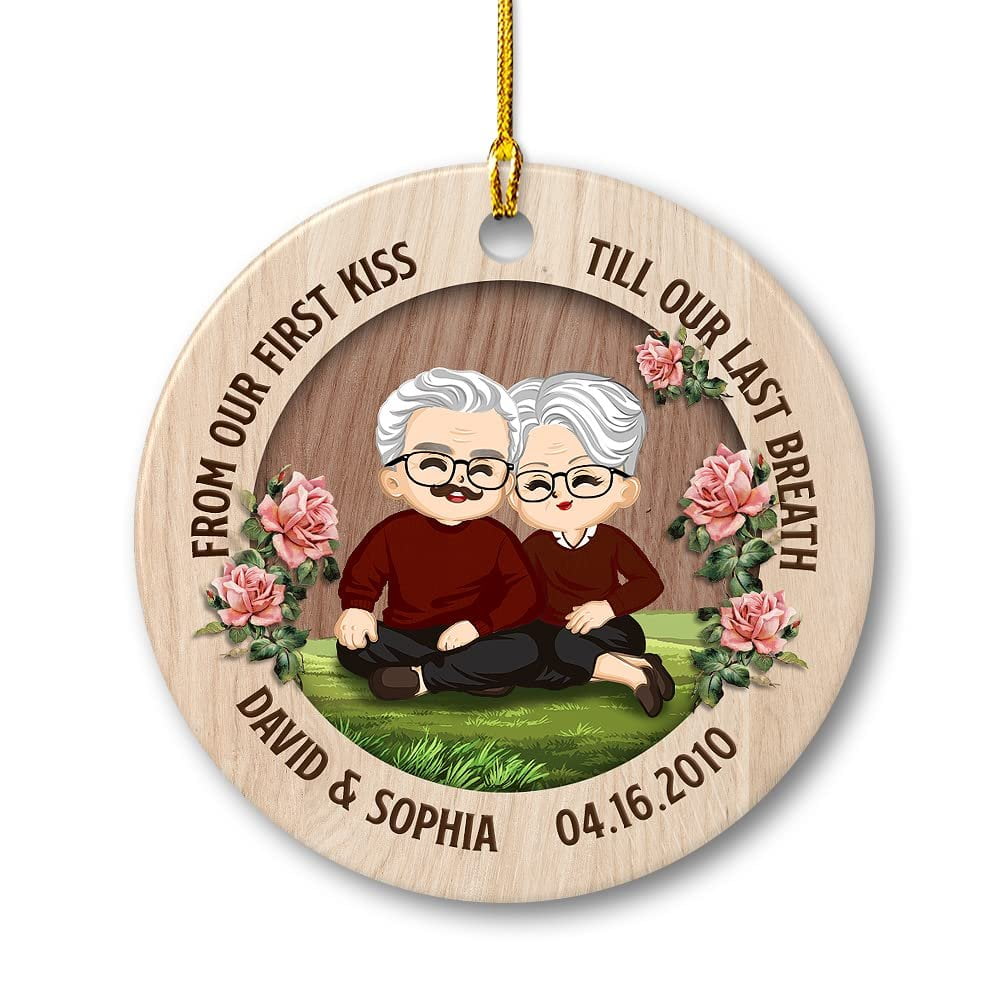 Personalized Old Couple Custom Ornament Lover Gift Ceramic.jpg
