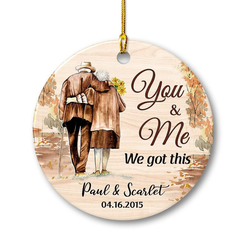 Personalized Old Couple Ornament We Got This.jpg