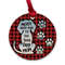Personalized Wood Dog Mom Ornament Christmas Gift With Pawprint.jpg
