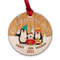 Personalized Wood First Family Penguin Together Ornament.jpg