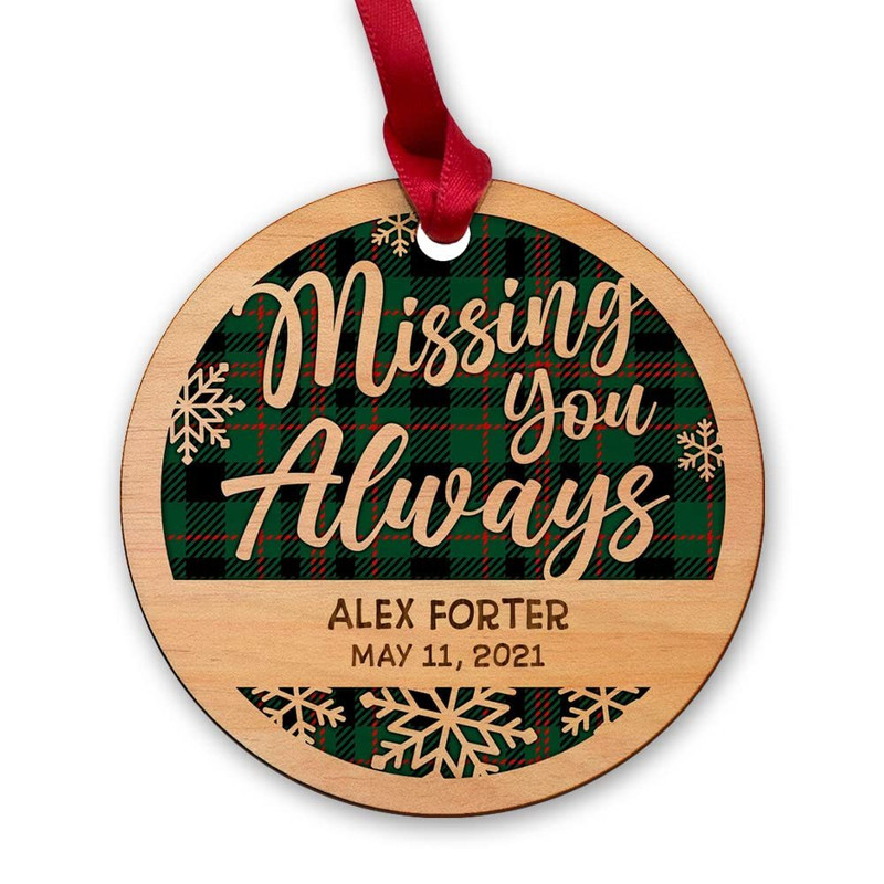 Personalized Wood Memorial Loved One Ornament Missing Always.jpg
