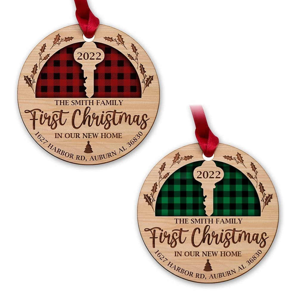 Personalized Wood New Home Ornament First Christmas In New Home.jpg