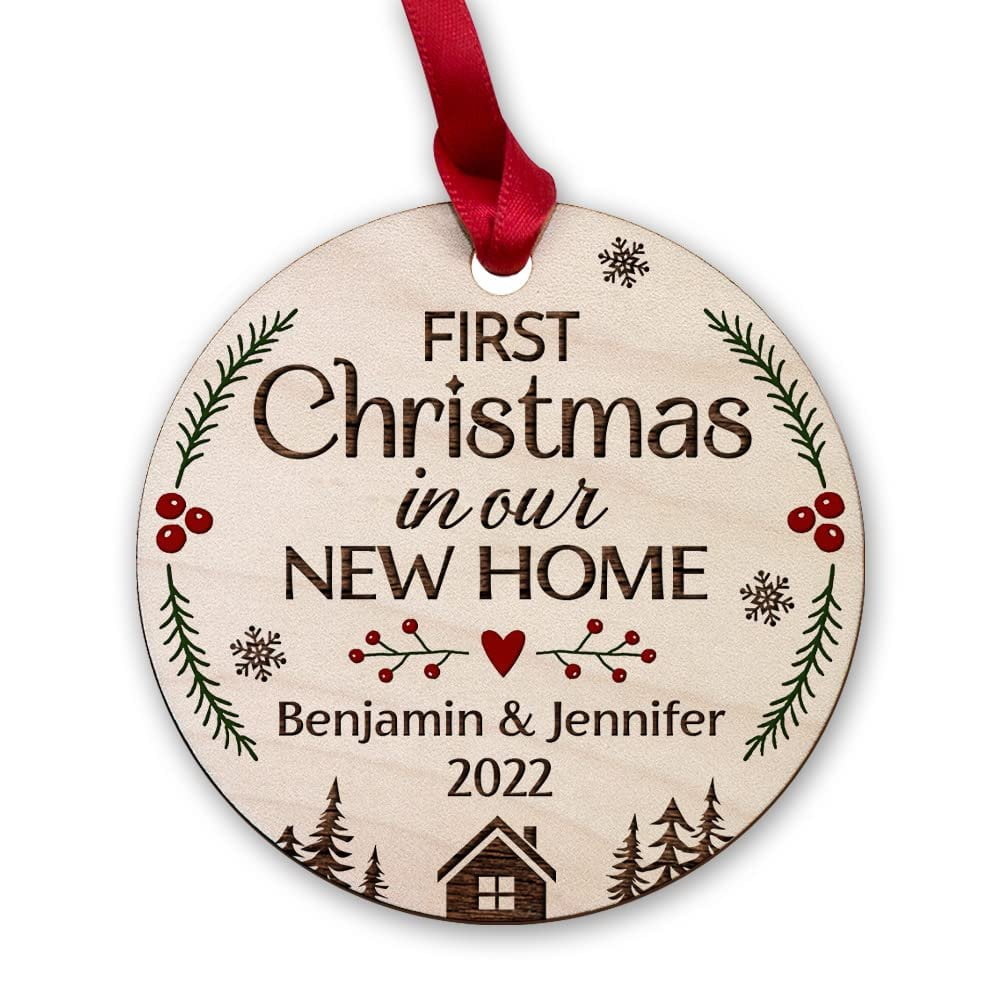 Personalized Wood New Home Ornament First Christmas.jpg