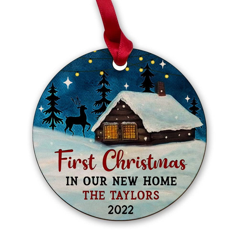 Personalized Wood Ornament First Christmas In Our New Home.jpg