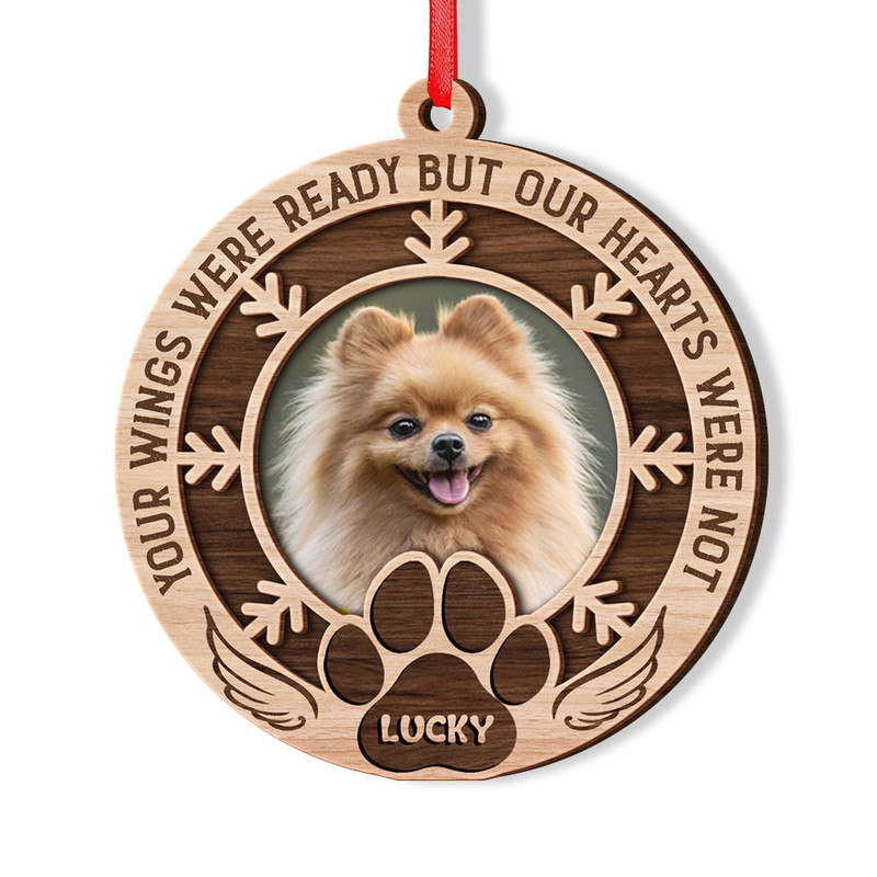 Your Wings Were Ready But My Heart Were Not Personalized Ornament.jpg