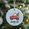 Personalized Boys Christmas Ornament, Car Christmas Ornament, Cute Christmas Ornament for Boys, Hanging Ornament for Christmas 1.jpg
