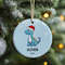 Personalized Name Dinosaur Ornament, 2023 Family Ornament, Christmas Family Keepsake, Monogram Ornament, Custom Xmas Decorations, Snow Globe 1.jpg