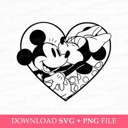 couple mouse kiss svg, mouse love svg, family trip svg, family vacation svg, valentines day svg, couple trip svg, png sv