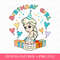Family Birthday Girl Svg, Princess Birthday Svg, Happy Birthday Girl with Balloons and Birthday Cake Svg, Png File For Sublimation.jpg