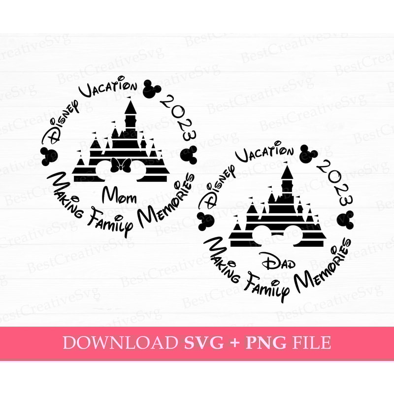 Family Vacation 2023 Svg, Making Family Memories Svg, Family Trip 2023 Svg, Magical Kingdom Svg, Vacay Mode 2023, Svg Files For Cut.jpg