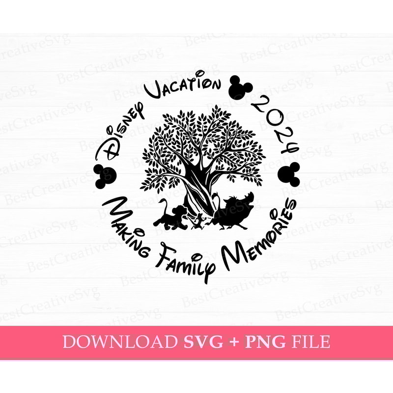 Family Vacation 2024 Svg, Wild Trip Svg, Making Family Memories Svg, Lion and Friends, Animal Kingdom Svg, Vacay Mode, Svg Png Files.jpg