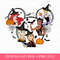 Halloween Princesses Svg, Happy Halloween Svg, Witch Princesses Club Svg, Trick or Treat Svg, Bats and Spiders, Png File For Sublimation.jpg