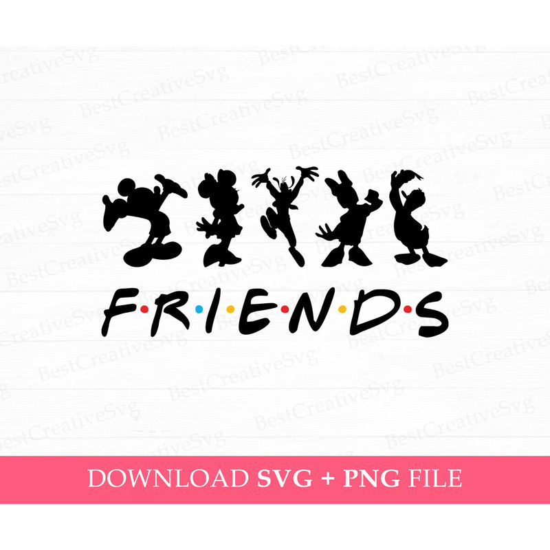 Mouse and Friends Svg, Family Trip Svg, Mouse and Friends Silhouettes, Family Vacation 2024 Svg, Vacay Mode, Svg Png File For Print.jpg