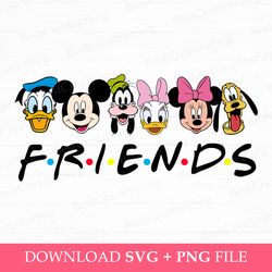 mouse and friends svg, family vacation svg, 2023 family trip svg, best friends svg, friendship svg, magical kingdom, svg